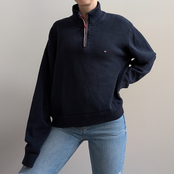 Tommy Hilfiger Half Zip Sweater - Picture 2 of 11